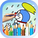 Blue Cat Coloring games free APK