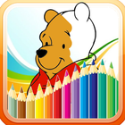 Coloring Winni and Friends أيقونة