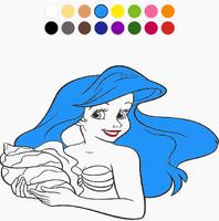 Coloring Cute Princess Free स्क्रीनशॉट 2