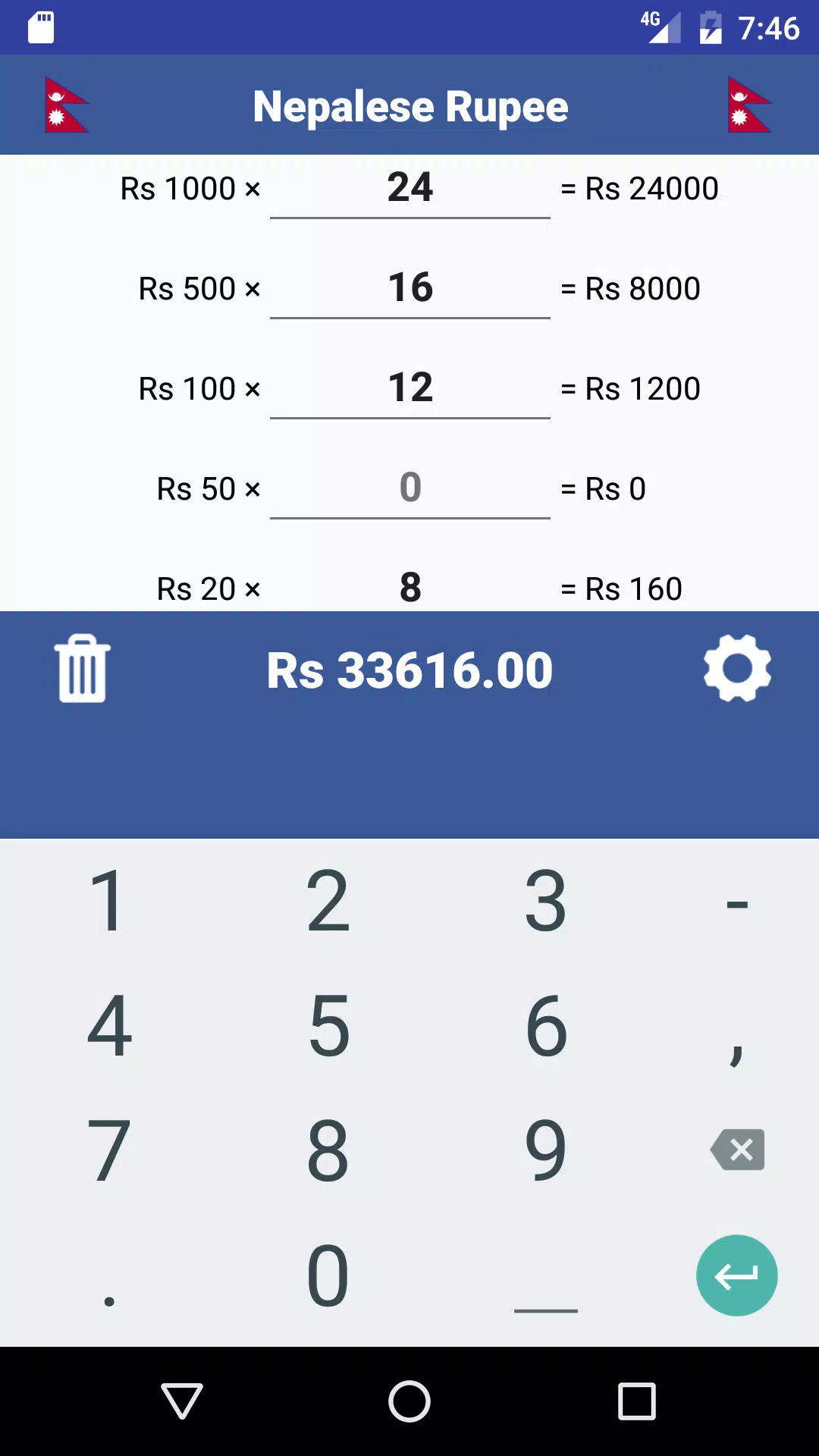 Descarga de APK de Cash Calculator -Money Counter para Android