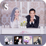 Hijab Couple Prewedding Indoor icône