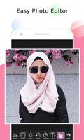 Syafana Hijab Photo Editor imagem de tela 1