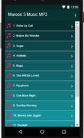 Maroon 5 Music MP3 capture d'écran 1