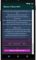 Maroon 5 Music MP3 capture d'écran 2