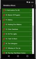 Metallica Lyrics MP3 ポスター