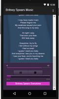 Britney Spears Lyrics MP3 capture d'écran 1