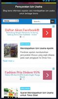 Izin Usaha & Info Bisnis Affiche