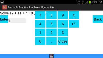 PPP Algebra Lite captura de pantalla 2