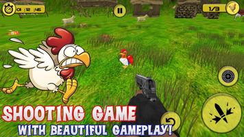 Chicken Hunter -Scream Shooter in Chicken Coop capture d'écran 2