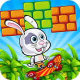 Bunny Bugs Skater - Looney Skateboard Boy Tunes icône