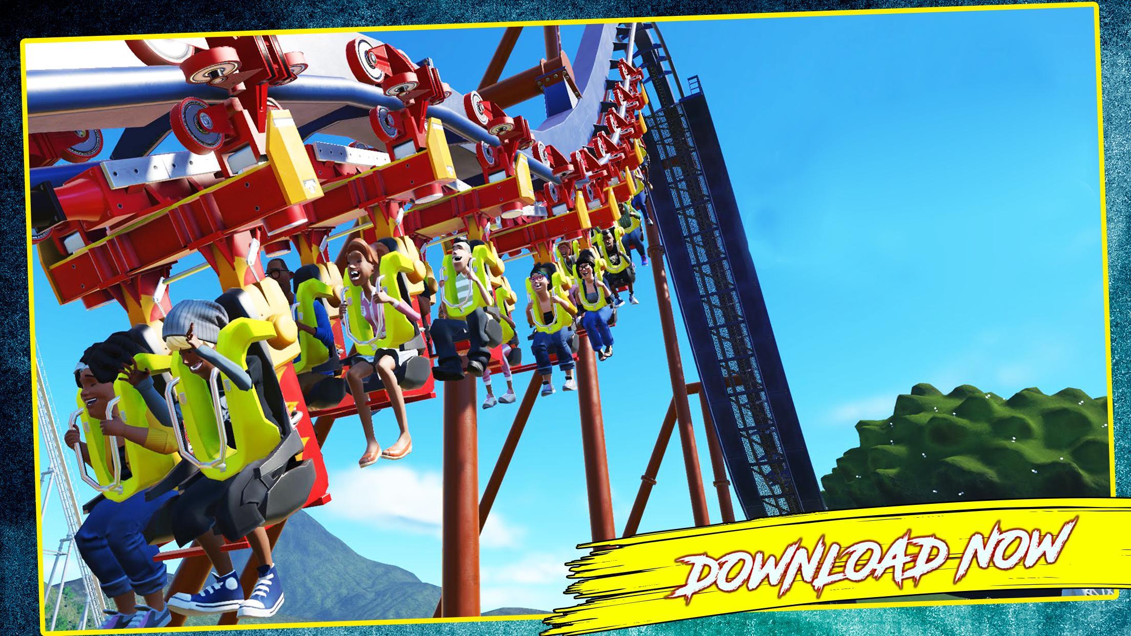 Vr Roller Coaster Simulator 3d Theme Park Tycoon For Android Apk Download - roblox theme park tycoon 2 image id
