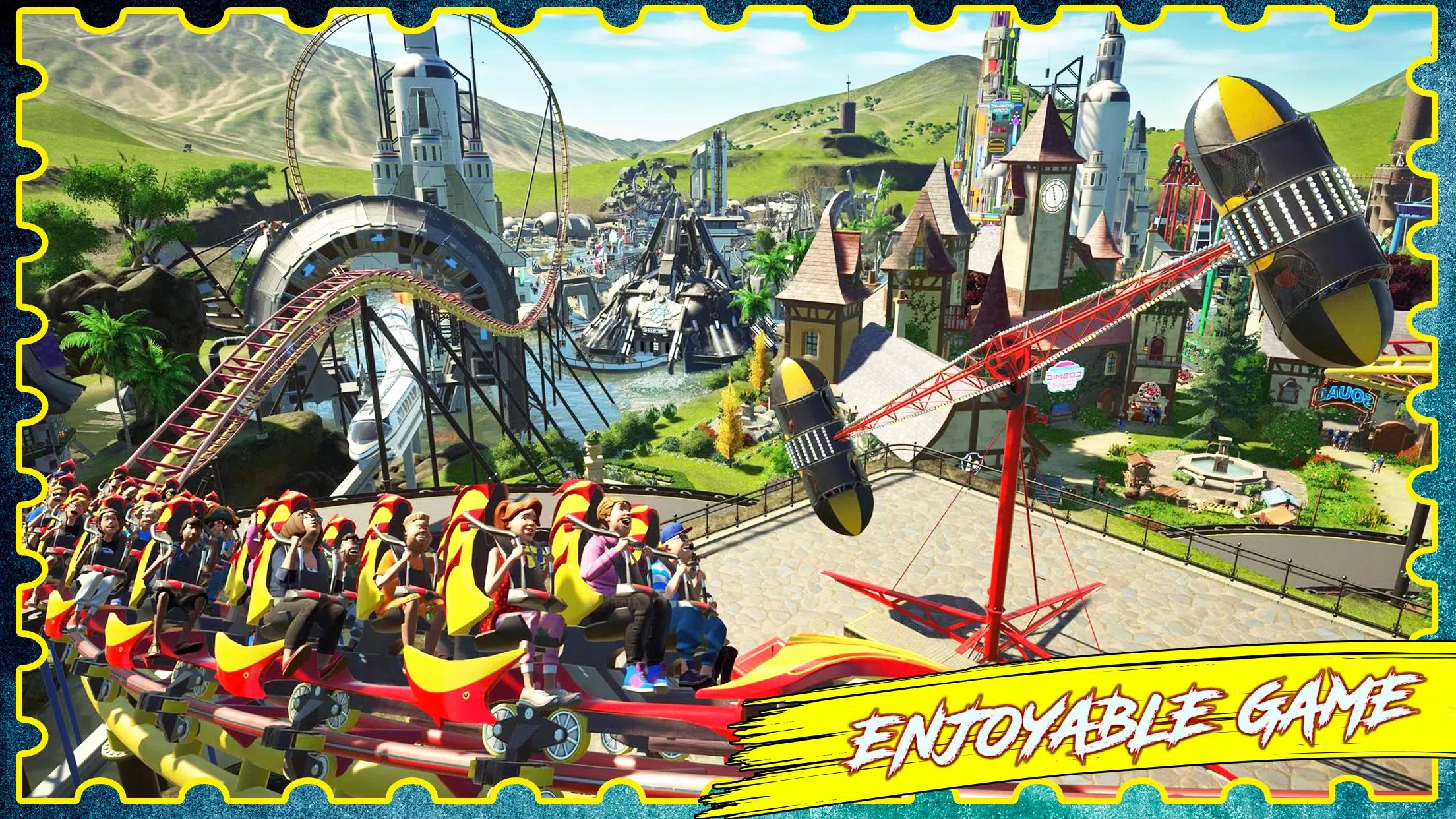 VR Roller Coaster Simulator 3D - Theme Park Tycoon APK pour Android  Télécharger