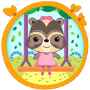 Candy Raccoon: Jeu d'enfants APK