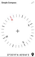 Simple Compass imagem de tela 1