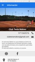 CLUB TENIS MAHON تصوير الشاشة 1