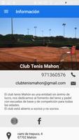 CLUB TENIS MAHON 스크린샷 1