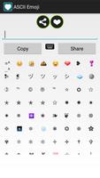 ASCII Emoji Best smileys captura de pantalla 2