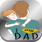 Father’s Day Greeting HD eCard simgesi