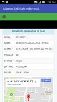 Alamat Sekolah Indonesia capture d'écran 2