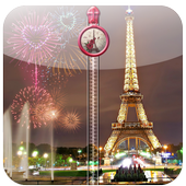 Paris Zipper Lock Screen icono