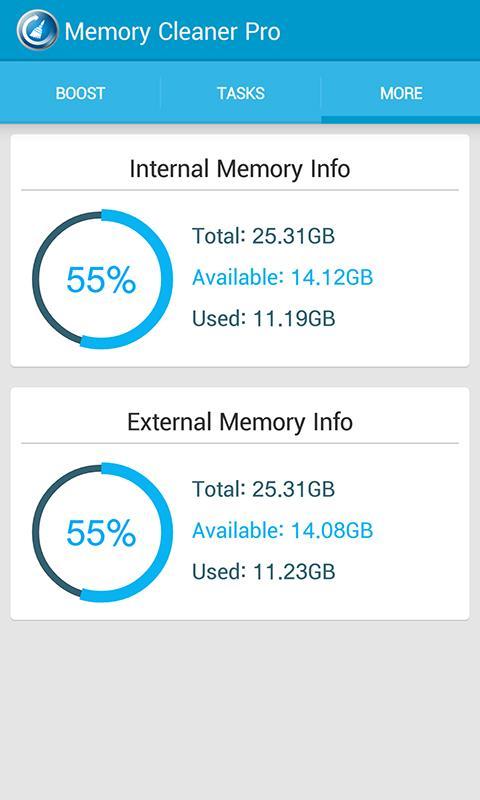 Memory clean 2 vs 30 Memory clean 2 vs 30