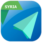 Syria map icône