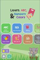 Learn ABC, Numbers and Colors Affiche
