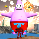 Monster Star vs Robot Flying Car APK