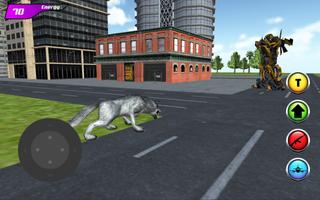 Drift Car Robot vs Battle Wolf screenshot 1