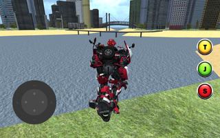 X Ray Flying Car Robot 3D imagem de tela 3
