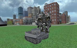 Poster Tank Robot Battle