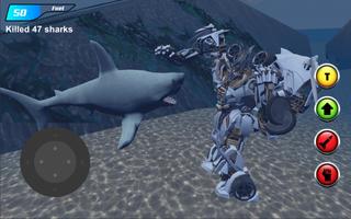 X Robot Car : Shark Water Ekran Görüntüsü 1