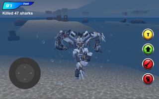 X Robot Car : Shark Water Ekran Görüntüsü 3