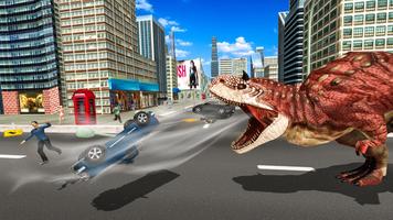 Angry Dinosaur Simulator: Wild Dino City Attack capture d'écran 3