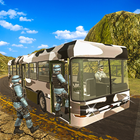 Army Bus Driving Game - Transport US Soldiers Duty icône