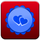 Lovely Heart Stickers ikon