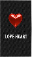 Lovely Heart Stickers Affiche