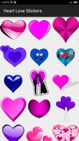 Lovely Heart Stickers capture d'écran 1
