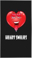 Smiley Heart Stickers Affiche