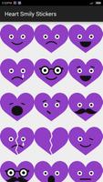 Smiley Heart Stickers capture d'écran 1