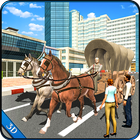 Horse Carriage Transport Simulator - Horse Riding icône