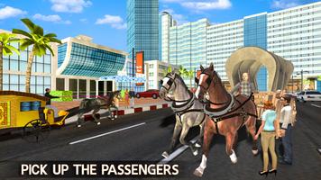 Horse Carriage Transport Simulator - Horse Riding Affiche