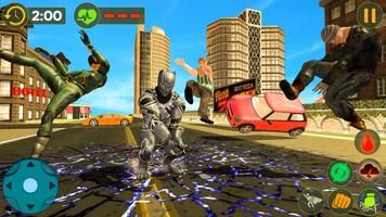 Panther Superhero Rescue Mission Crime City Battle capture d'écran 1
