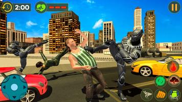 Panther Superhero Rescue Mission Crime City Battle capture d'écran 2