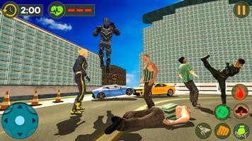 Panther Superhero Rescue Mission Crime City Battle capture d'écran 3