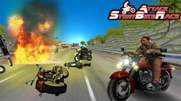 Stunt Bike Race Ataque captura de pantalla 3