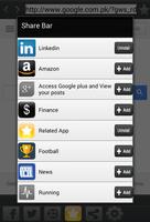 ★★★★★ ShareBar تصوير الشاشة 1