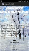Snow City Live Wallpaper पोस्टर