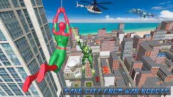 Spider Hero vs War Robots: Superhero Fighting Game Affiche