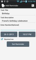 Easy SMS Reminder Screenshot 2